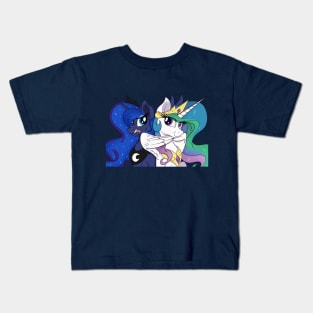 Silly Luna and Celestia Kids T-Shirt